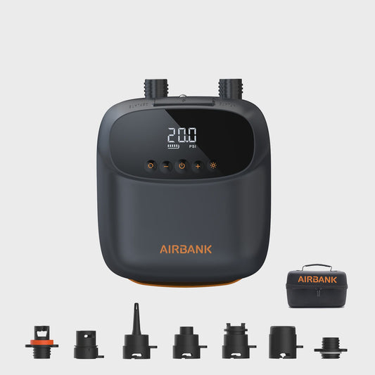Airbank Oplaadbare Elektrische SUP Pomp - 20 PSI Hoge Druk