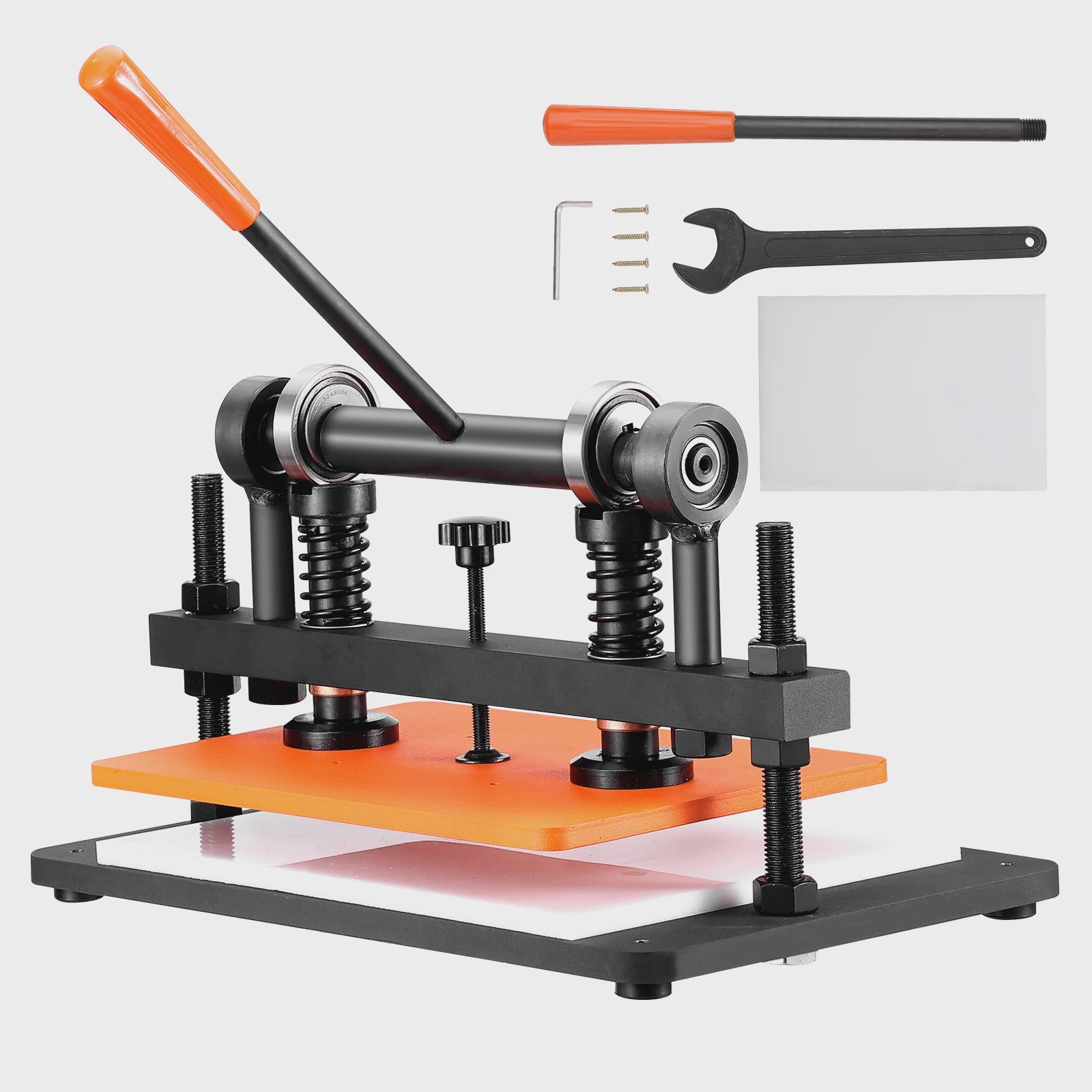 Handmatige Leer Snijmachine & Embossing Machine met Verstelbare Druk