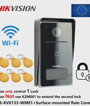Hikvision DS-KV6133-WME1 IP Deurintercom met WiFi en RFID Ontgrendeling
