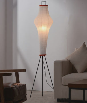 Akari Rijstpapier Vloerlamp met LED en E27 Fitting - Sfeervolle Verlichting voor Woonkamer & Slaapkamer