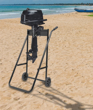 Robuuste Opvouwbare Buitenboordmotor Trolley met Wielen - Heavy Duty Motorstandaard