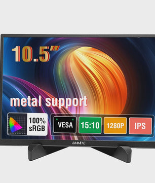 Anmite 10.5" Draagbare Monitor - 1280P HDR, 15:10 Beeldverhouding, Touchscreen Optioneel