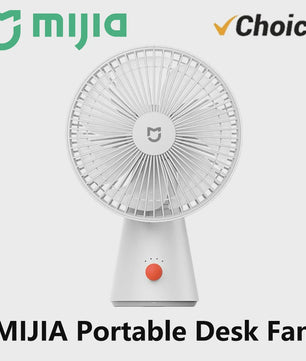 Mijia Draagbare Mini Ventilator - USB Oplaadbaar, 4 Snelheden, Stille Werking