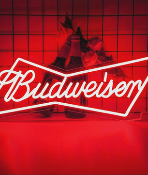 Budweiser Neon LED Lichtreclame - Bar Decoratie & Man Cave Verlichting