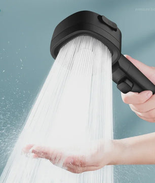 Luxe Douchekop met 3 standen, Waterbesparend & Hoge Druk, Inclusief Stopknop