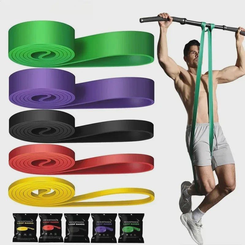 Fitness Elastiek Set - Unisex Weerstandsbanden voor Kracht, Pull-ups & Thuis Workout