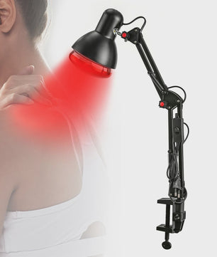 150W Infrarood Therapie Lamp - Verstelbaar voor Spier- en Gewrichtspijn Verlichting