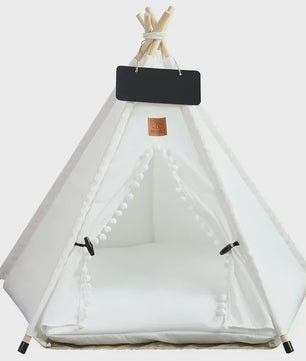 Stijlvolle Huisdierten Teepee Tent - Comfortabel & Wasbaar Bed voor Katten en Kleine/Middelgrote Honden