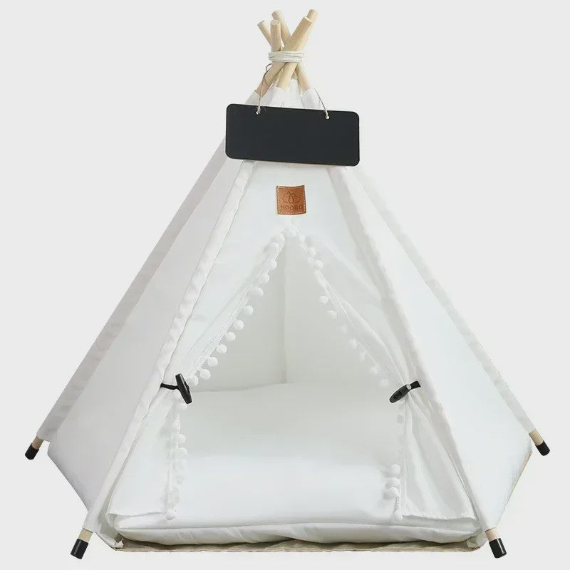 Stijlvolle Huisdierten Teepee Tent - Comfortabel & Wasbaar Bed voor Katten en Kleine/Middelgrote Honden
