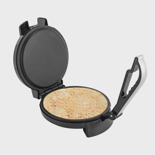 Elektrische Roti & Tortilla Maker - 1200W, Dubbelzijdig Verwarmen, Anti-aanbaklaag