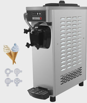 VEVOR Professionele Softijsmachine 1 Smaak 220LBS Capaciteit met Puffing Functie