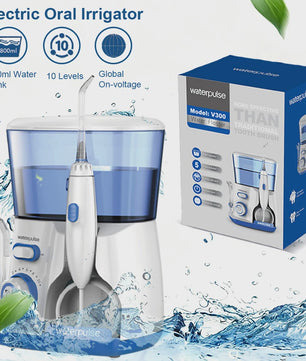 Elektrische Monddouche Waterflosser - 800ml Reservoir, 5 Opzetstukken, 10 Drukstanden