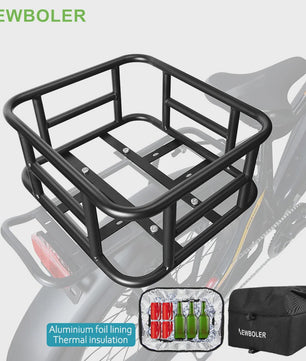 Ruime Fietsmand Achter - Grote Fietsmand voor Bagagedrager & E-Bike - Waterdicht & Duurzaam
