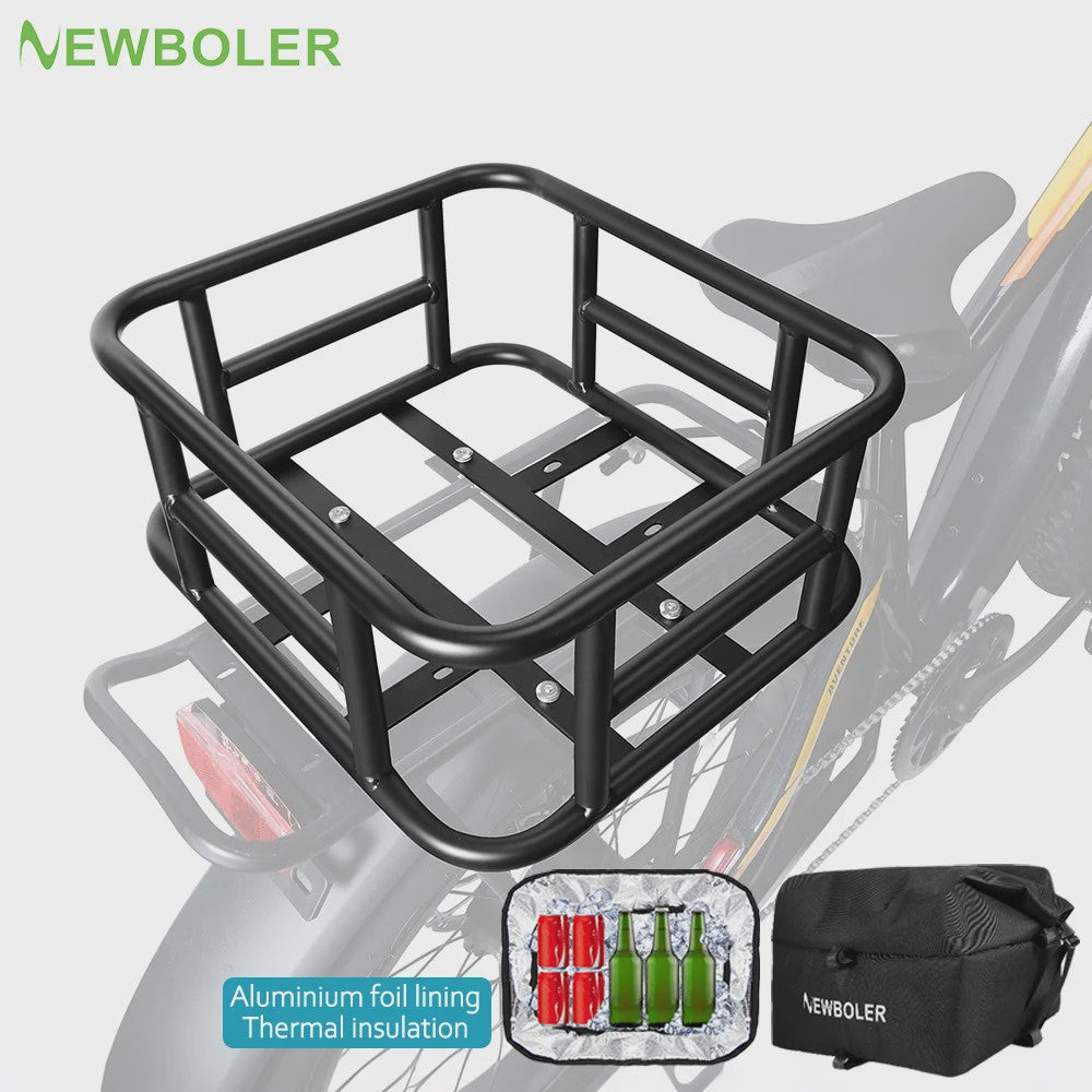 Ruime Fietsmand Achter - Grote Fietsmand voor Bagagedrager & E-Bike - Waterdicht & Duurzaam