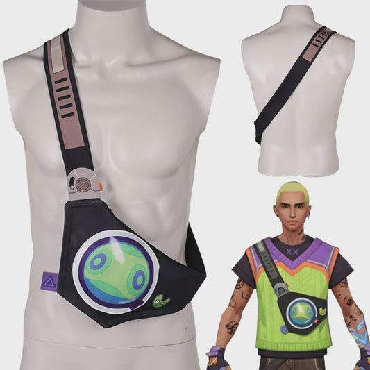 Valorant Gekko Schoudertas - Cosplay Accessoire & Messenger Bag