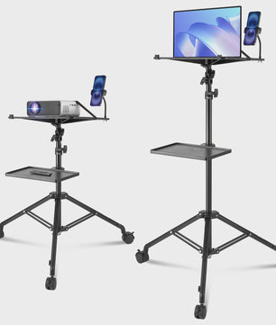 Verstelbare Projector Statief met Telefoonhouder en Dienblad