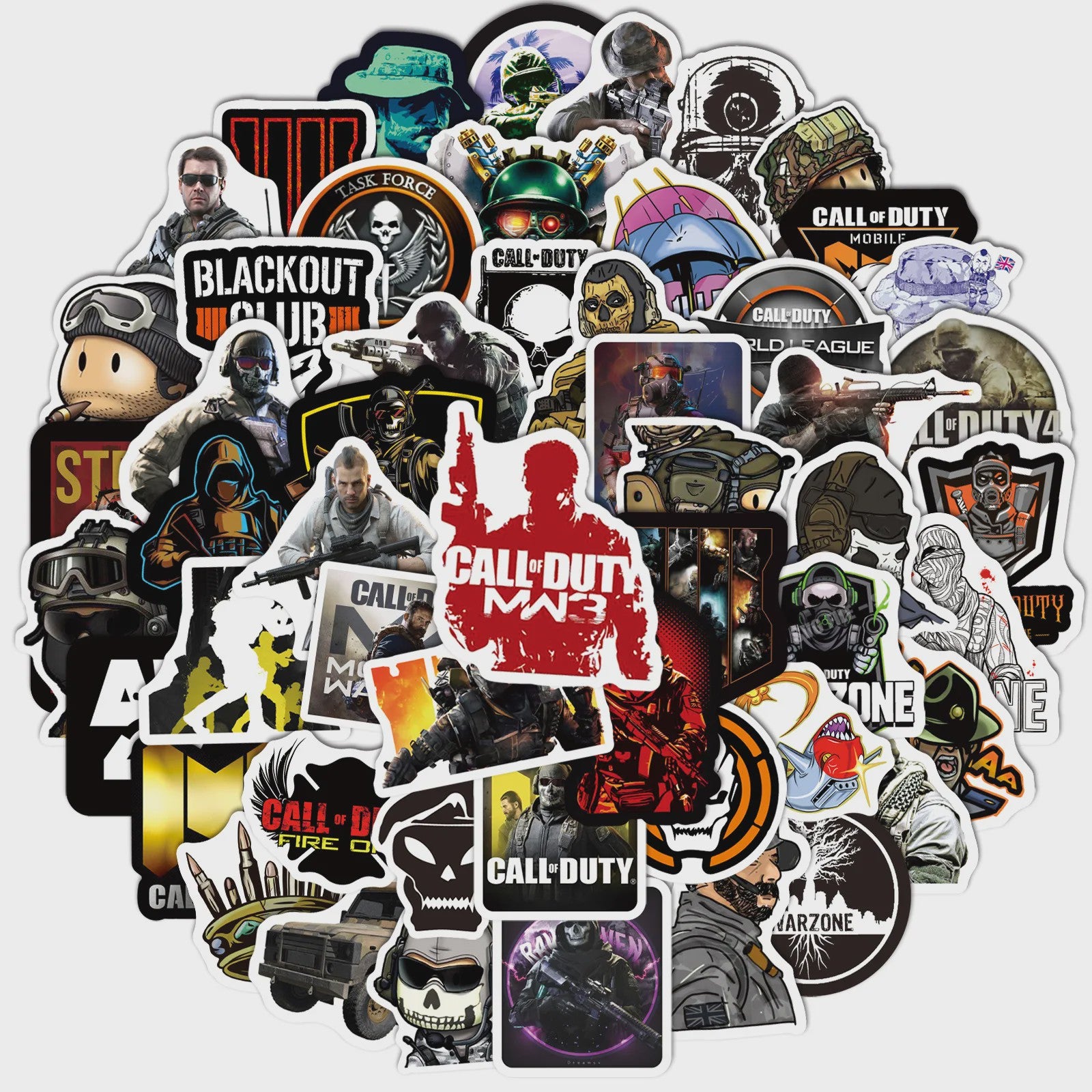 Call of Duty Game Stickers: 10/30/50/100 Stuks Waterdichte Graffiti Decals voor PC, Laptop & Meer