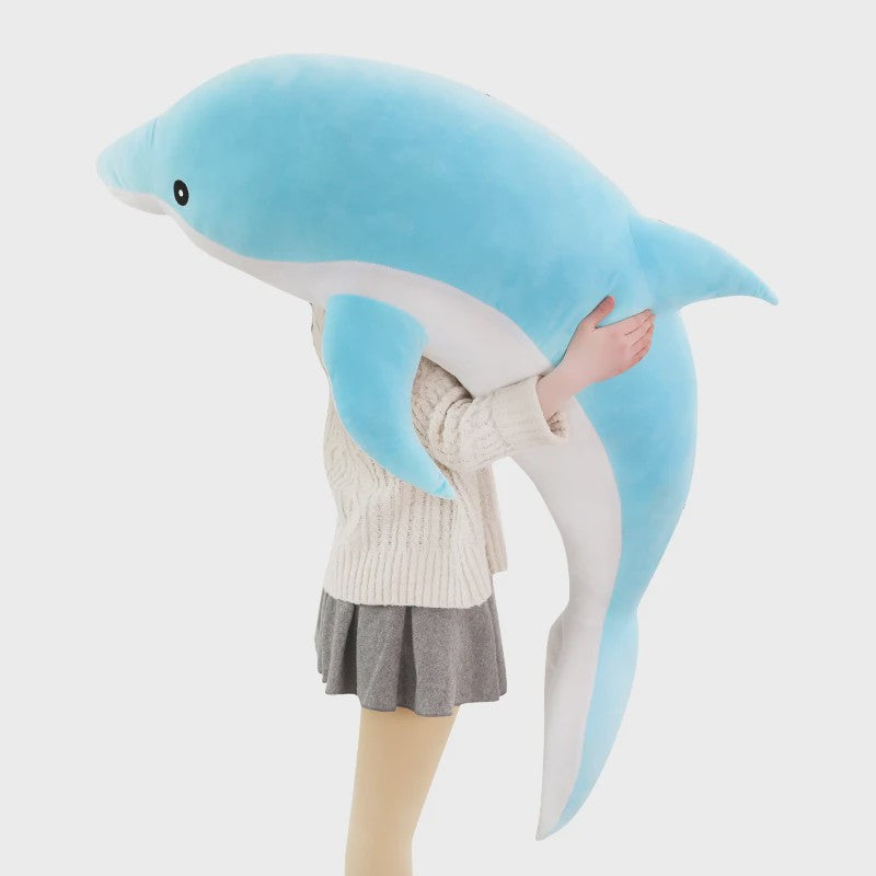 Zachte Pluche Dolfijn Knuffel - Verkrijgbaar in Maten 30-160CM - Perfect Cadeau voor Kinderen
