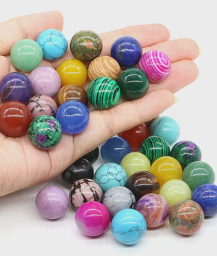 Natuurstenen Bol - Kristallen Bol voor Heling, Meditatie & Decoratie (16mm)