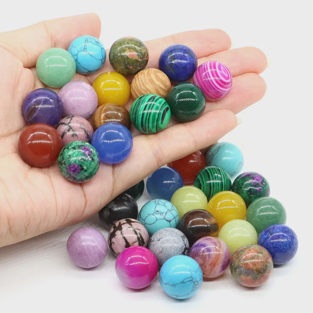 Natuurstenen Bol - Kristallen Bol voor Heling, Meditatie & Decoratie (16mm)
