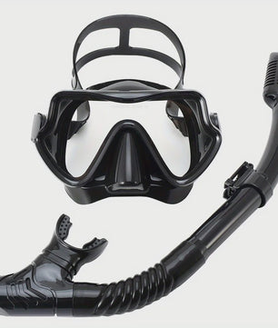 Professionele Duikbril en Snorkel Set voor Volwassenen - Panoramisch Gehard Glas