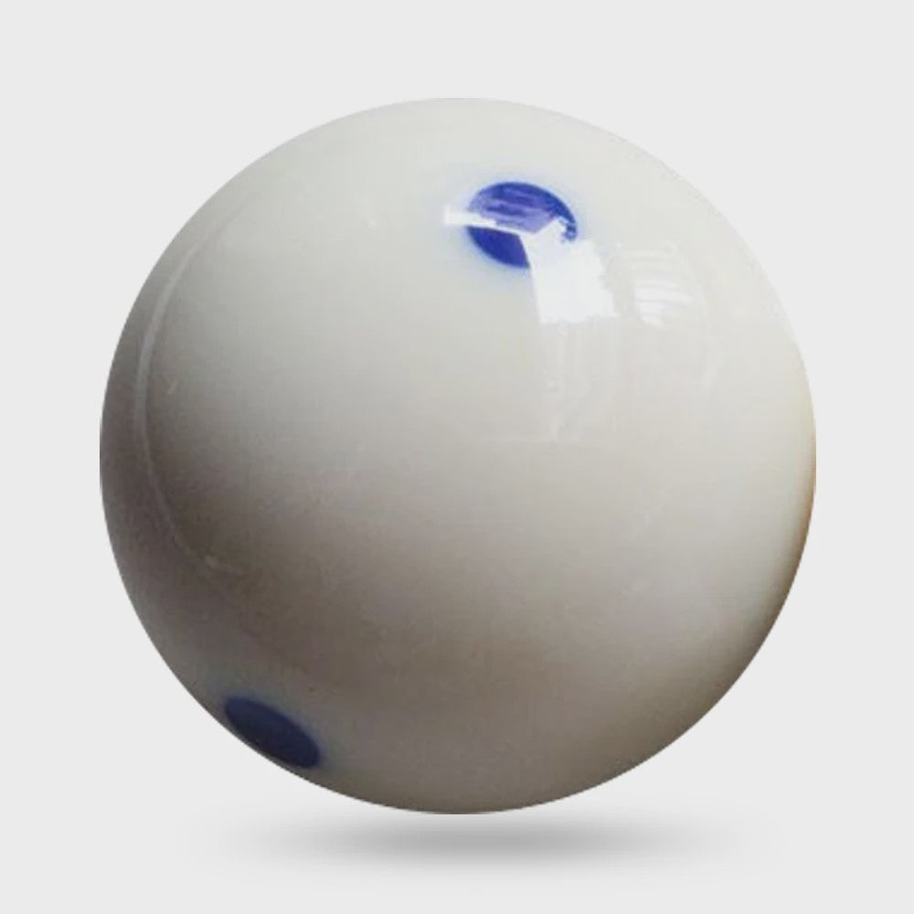 Billiard Trainingsbal met 6 Blauwe Stippen - 57.2mm Standaard Pool Keu Biljartbal