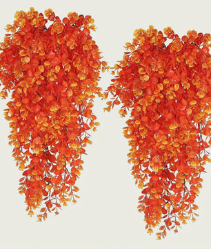 Set van 2 Hangende Kunstbloemen 80cm - Herfst & Halloween Decoratie