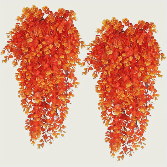 Set van 2 Hangende Kunstbloemen 80cm - Herfst & Halloween Decoratie