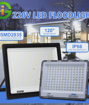 Krachtige LED Floodlight 50W-300W IP66 Waterdicht - Koel Wit 6500K