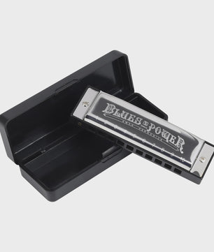 Professionele Diatonische Blues Harmonica - 10 Gaten, 20 Tonen, Inclusief Koffer