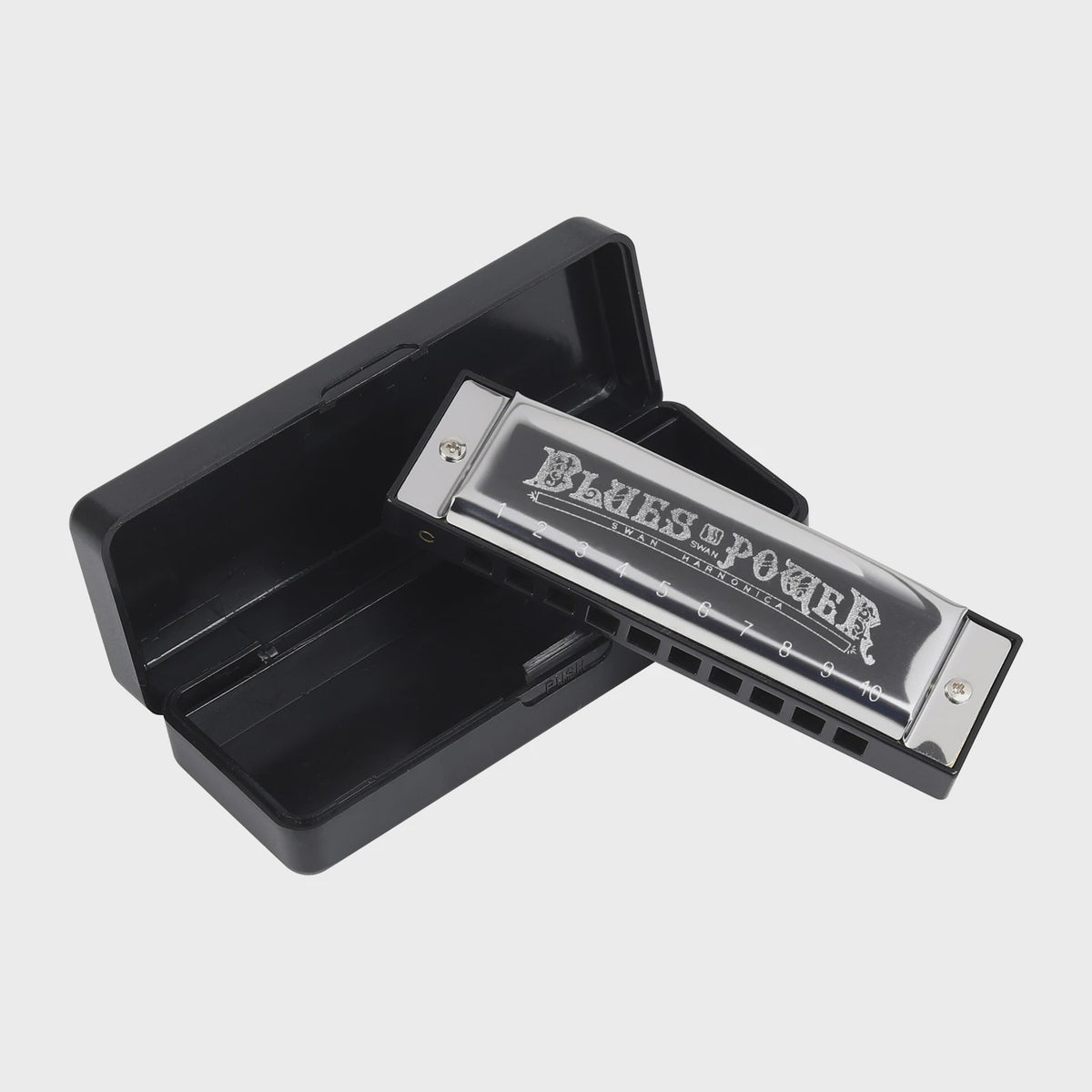 Professionele Diatonische Blues Harmonica - 10 Gaten, 20 Tonen, Inclusief Koffer