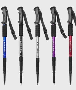 2x Lichtgewicht Aluminium Trekkingstokken - Verstelbaar & Opvouwbaar - Ideaal voor Wandelen & Outdoor