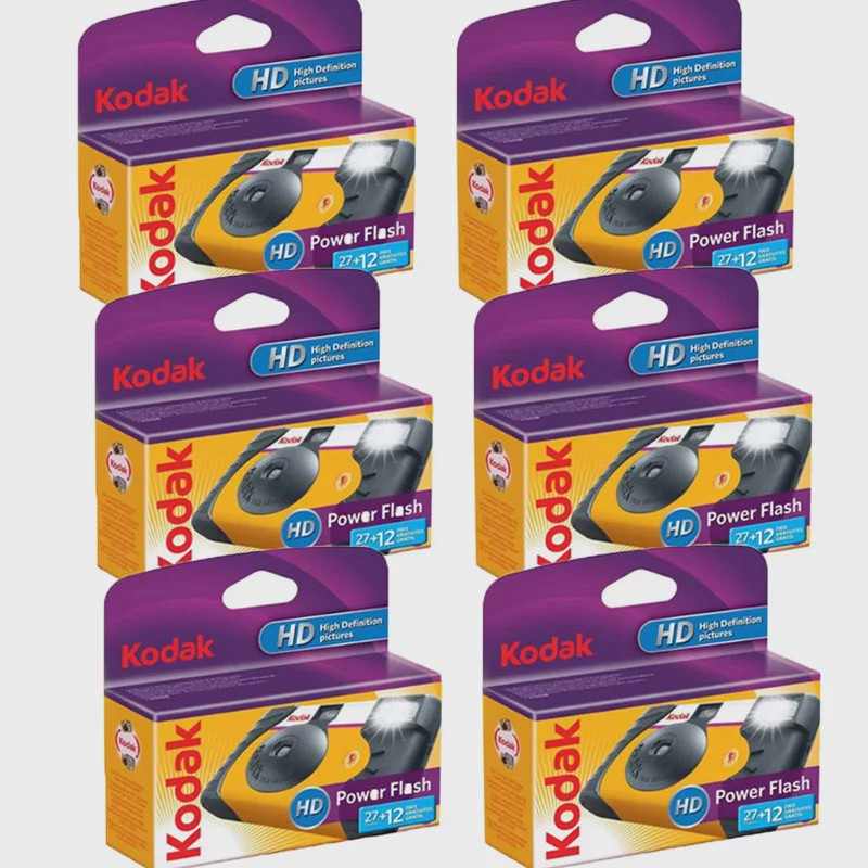 Kodak HD Power Flash Wegwerpcamera - 27+12 Foto's met Ingebouwde Flitser
