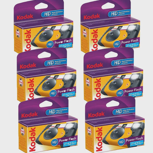 Kodak HD Power Flash Wegwerpcamera - 27+12 Foto's met Ingebouwde Flitser