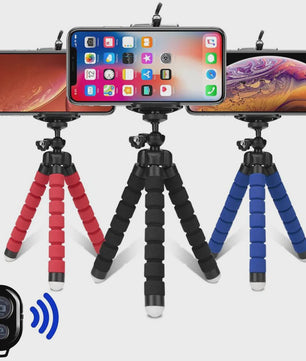 Flexibele Octopus Tripod voor Smartphone & Camera met Afstandsbediening