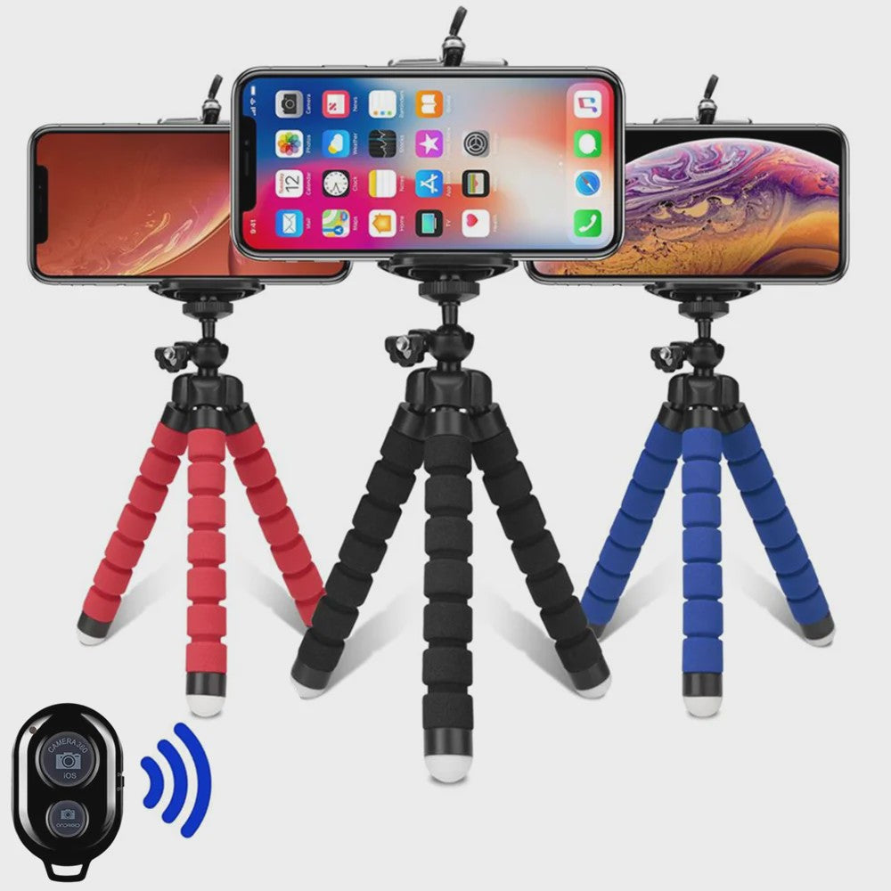 Flexibele Octopus Tripod voor Smartphone & Camera met Afstandsbediening