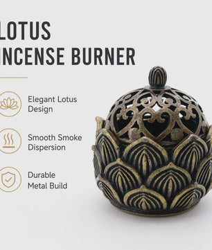 Lotus Wierookhouder - Mini Zen Decoratie voor Meditatie & Ontspanning