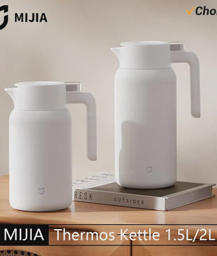 Mijia Thermoskan - Vacuüm Geïsoleerde Kan voor Warme & Koude Dranken (1.5L/2.0L)