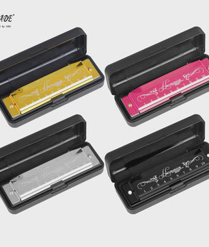 Professionele 10-Gats Mondharmonica in C-Toon met Beschermhoes - Ideaal voor Beginners