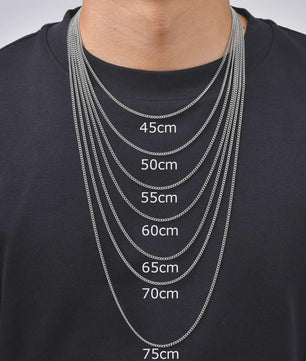 Heren Ketting RVS Waterdicht - Stijlvolle Link Chain in Diverse Lengtes (45-80cm)