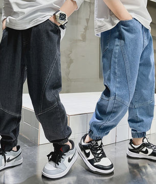 Stoere Baggy Jeans voor Jongens - Comfortabele Kinder Broek voor Zomer & Casual