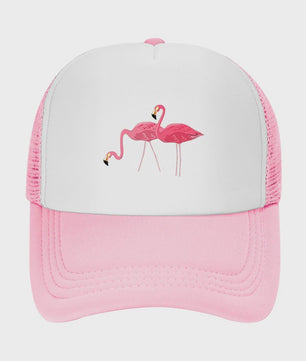 Unisex Petten met Flamingo Print - Ademend en Zonwerend