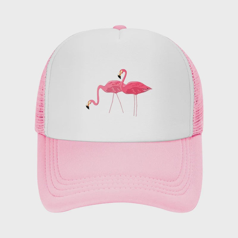Unisex Petten met Flamingo Print - Ademend en Zonwerend