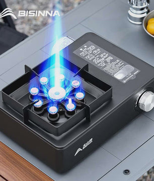BISINNA Krachtige Camping Gasbrander 10000W - Ideaal voor Outdoor, Picknick & Barbecue