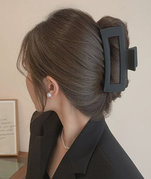 Minimalistische Geometrische Haarclip - Acryl Vierkante Klip