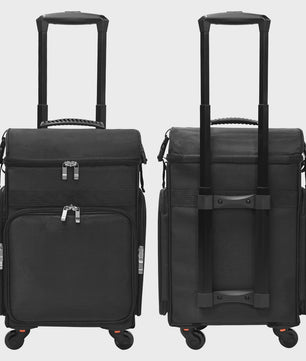 Grote Reis Make-up Koffer met Wielen - Waterdichte Opbergbox voor Barbers, Artiesten en Manicuristen
