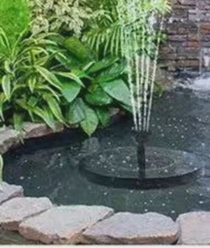 Drijvende Mini Solar Waterfontein voor Tuin, Vijver & Vogelbad - Op Zonne-energie