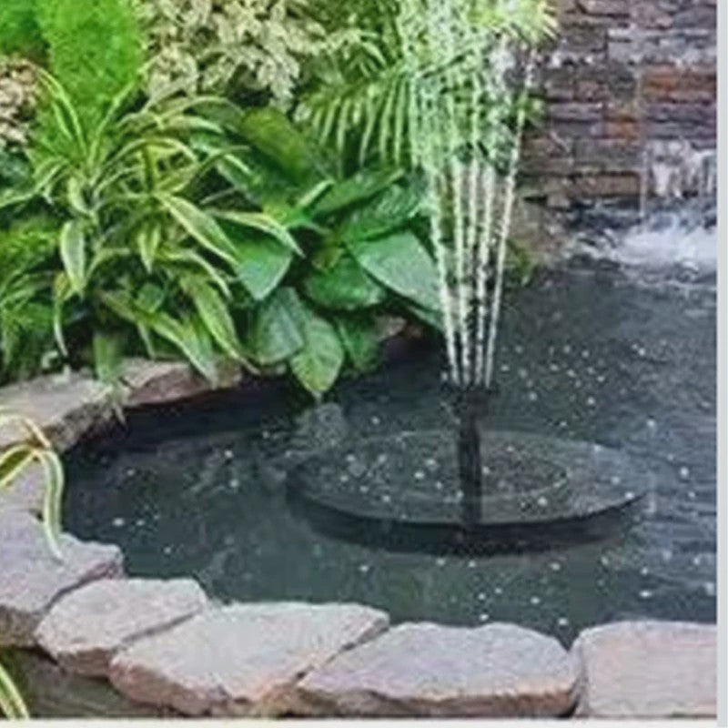 Drijvende Mini Solar Waterfontein voor Tuin, Vijver & Vogelbad - Op Zonne-energie