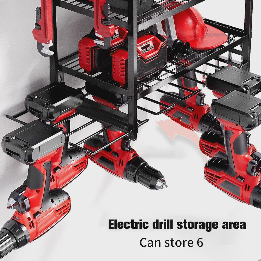 Robuuste Metalen Wand Organizer voor Garage & Werkplaats - Gereedschapshouder