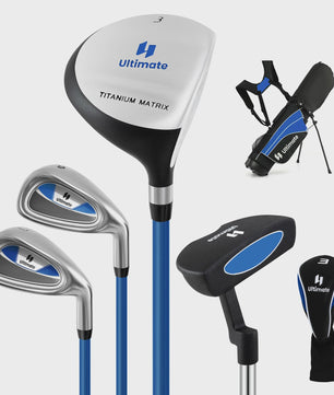 5-delige Kinder Golfset met Fairway Wood, IJzer 7, 9 & Putter - Voor Kinderen 8-10 Jaar